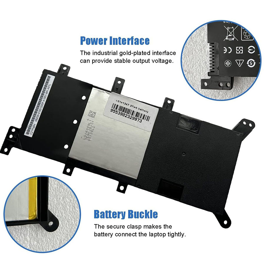 Pin Zin Laptop ASUS X555 X555LA X555LD A555L F554L F555 K555 VM510 C21N1347 37Wh Mới 100%