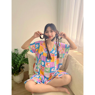 MUMMUM/ Bộ đồ bầu lửng tole mở dây kéo cho bé bú tiện lợi