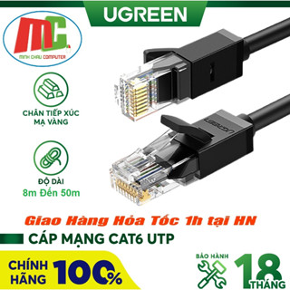 Dây Mạng Cat6 Đúc Sẵn 2 Đầu Gigabit Ugreen (Dài 8m Đến 50m) - Hàng Chính Hãng