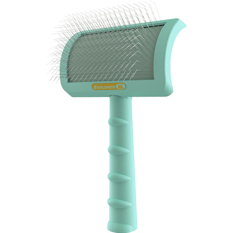 Lược chải lông bản cong Goldpets đánh chải bông lông cho thú cưng xinh đẹp chuẩn spa