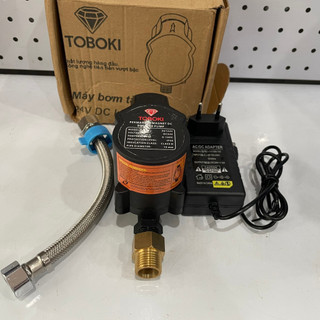 Máy bơm tăng áp tự ngắt mini 24v toboki , tự hút và tự ngắt khi có nước
