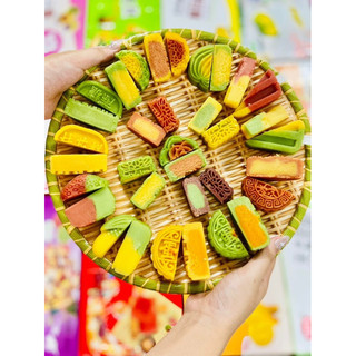 Bánh nướng đậu xanh mini mix vị