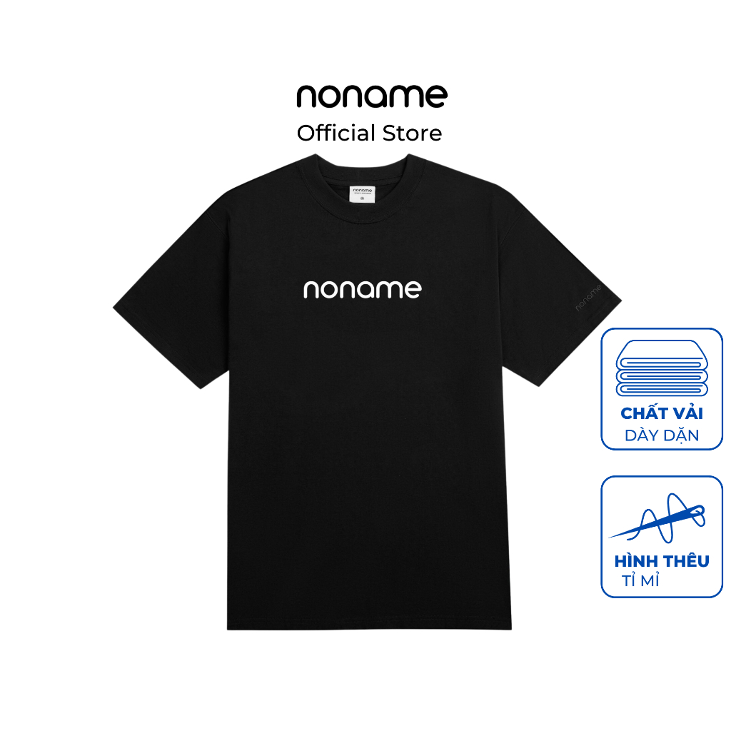 Áo Thun Unisex noname Popular Logo /Black_NNRAD4001B