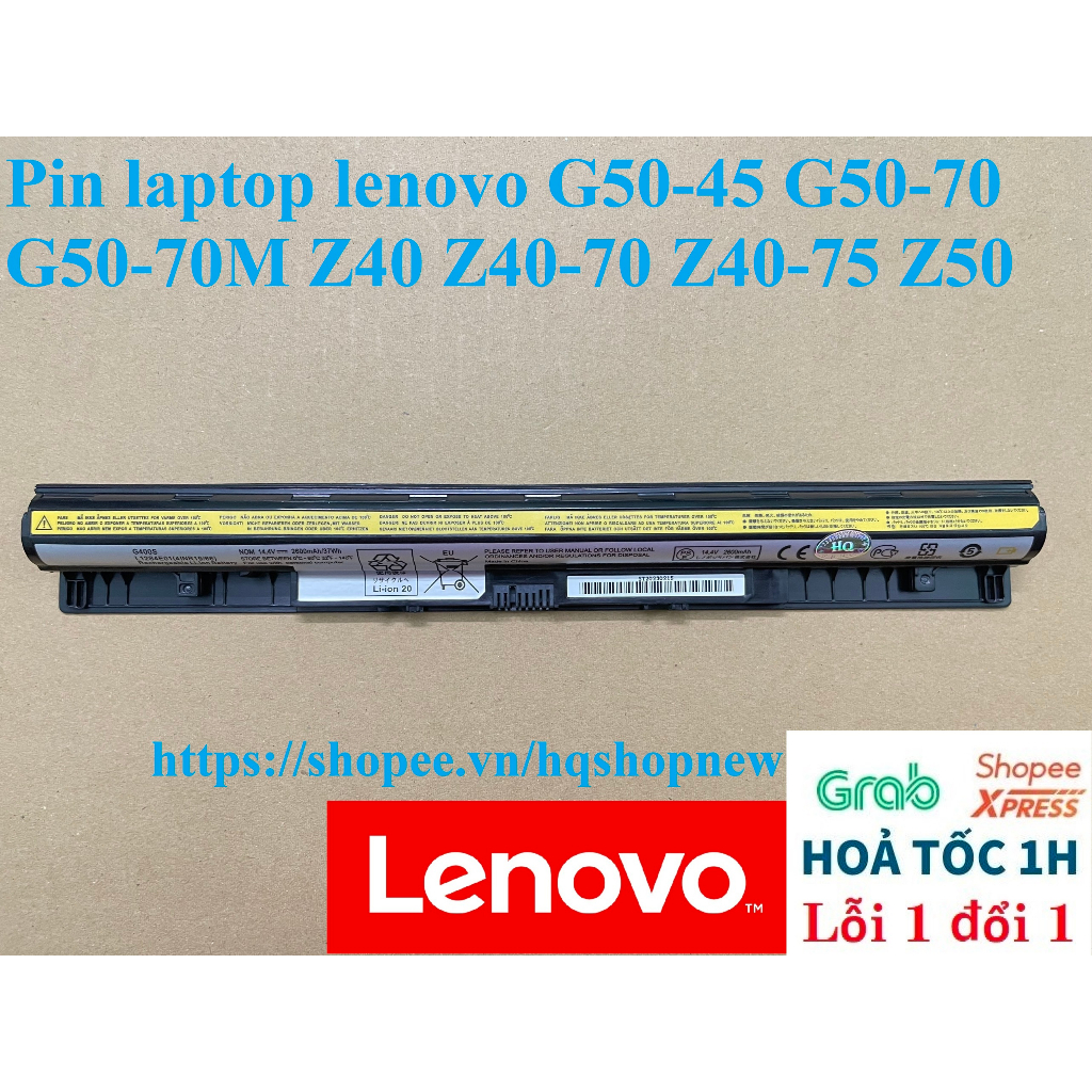 ⚡ Pin laptop lenovo G50-45 G50-70 G50-70M Z40 Z40-70 Z40-75 Z50