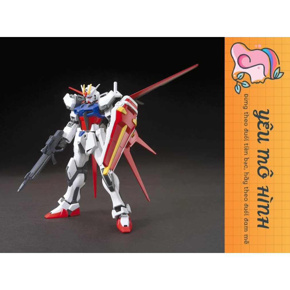 Gundam HG GAT-X105 Strike Fighter  tặng kèm base trưng bày