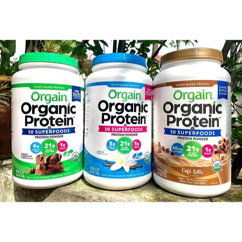 [CHÍNH HÃNG] Bột Protein, thực vật hữu cơ Orgain Organic Protein nhập khẩu Mỹ - hỗ trợ ăn kiêng, giảm câ