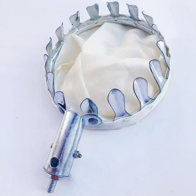 Dụng cụ gậy hái quả, sào hái trái cây, cây hái hoa quả rút gọn dài 3-6m kèm đầu vợt đường kính 16cm hái trái dễ dàng.