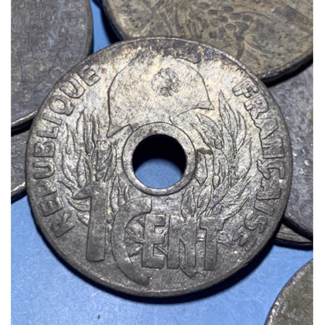 Đồng xu 1 Cent indochine thời Pháp