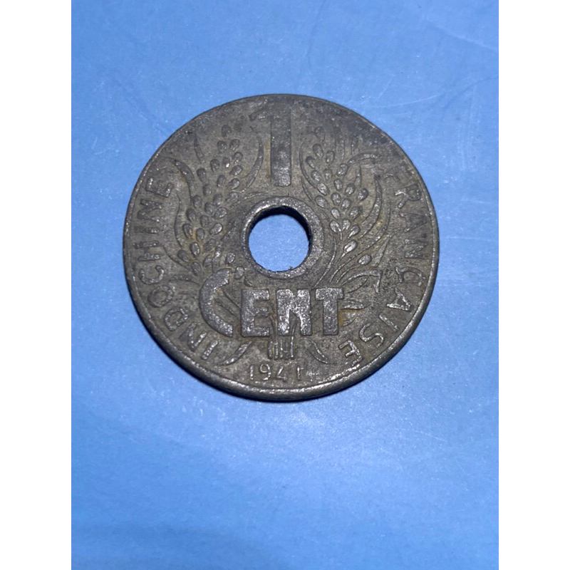 Đồng xu 1 Cent indochine thời Pháp