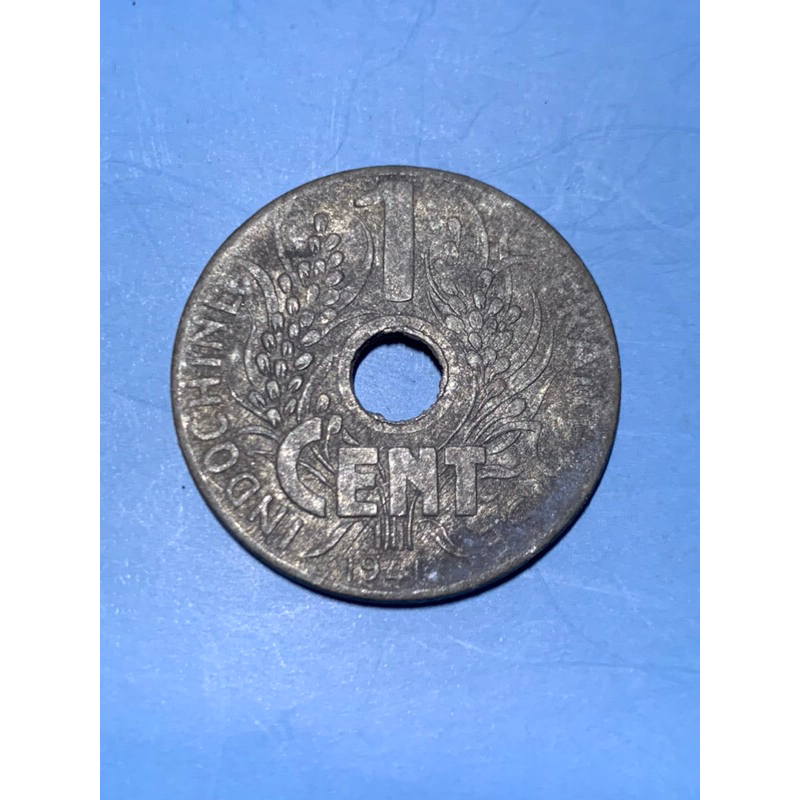 Đồng xu 1 Cent indochine thời Pháp