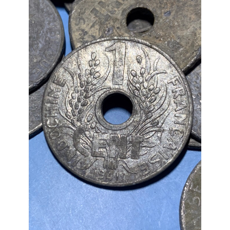 Đồng xu 1 Cent indochine thời Pháp