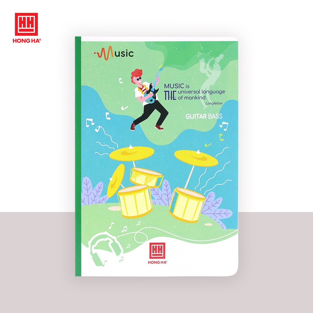 Vở kẻ ngang 120 trang Hồng Hà Sao Mai Music - 1690