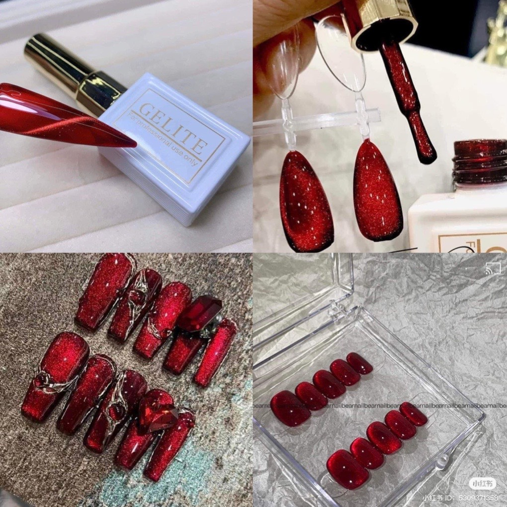 Mắt Mèo Đỏ C1 Cao Cấp💅