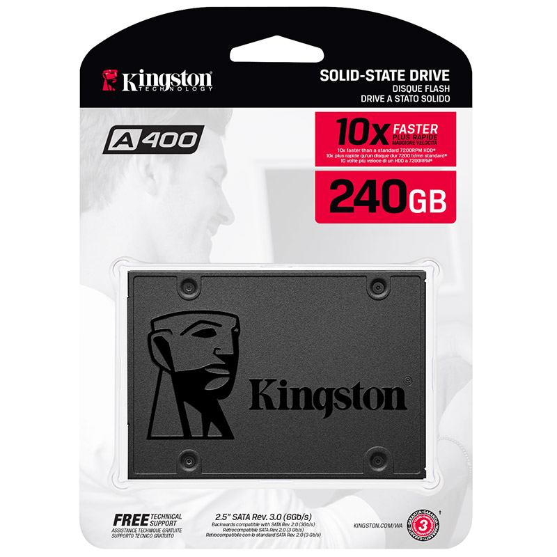 【Ship hàng tận nơi 24H】Kingston 120GB/240GB/480G/960GB A400  SSD  SATA 3 2.5“ Internal Solid State Drive | BigBuy360 - bigbuy360.vn