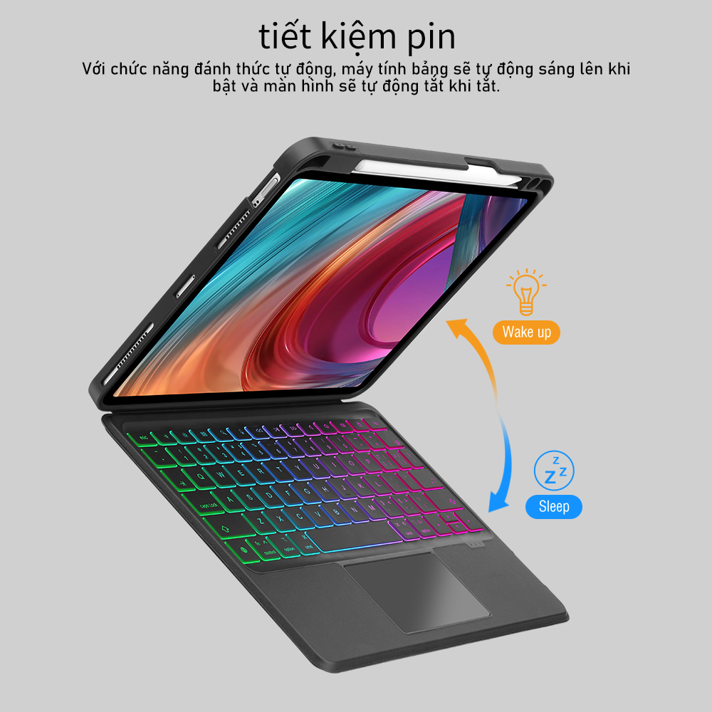 Bàn Phím Bluetooth Không Dây GOOJODOQ Từ Tính Dành Cho Ipad Pro 11 Air 5 4 10.9 Gen 9th 8th 7th 10.2 Bảo hành chính hãng
