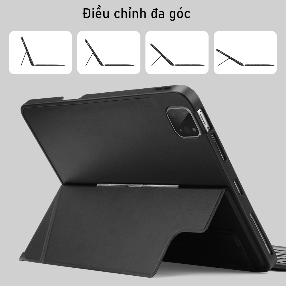 Bàn Phím Bluetooth Không Dây GOOJODOQ Từ Tính Dành Cho Ipad Pro 11 Air 5 4 10.9 Gen 9th 8th 7th 10.2 Bảo hành chính hãng