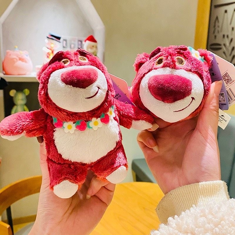 Móc khoá Gấu dâu chính hãng Disney full Tag