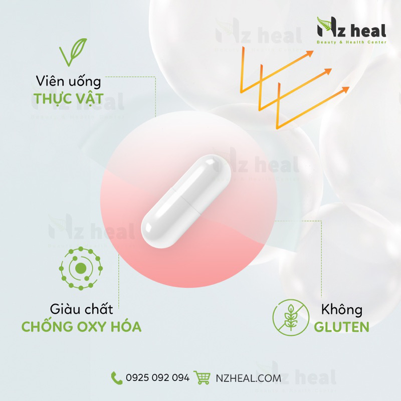 Viên uống sáng da, thơm cơ thể Deep Blue Health PRO CELLULAR WHITE 60 viên