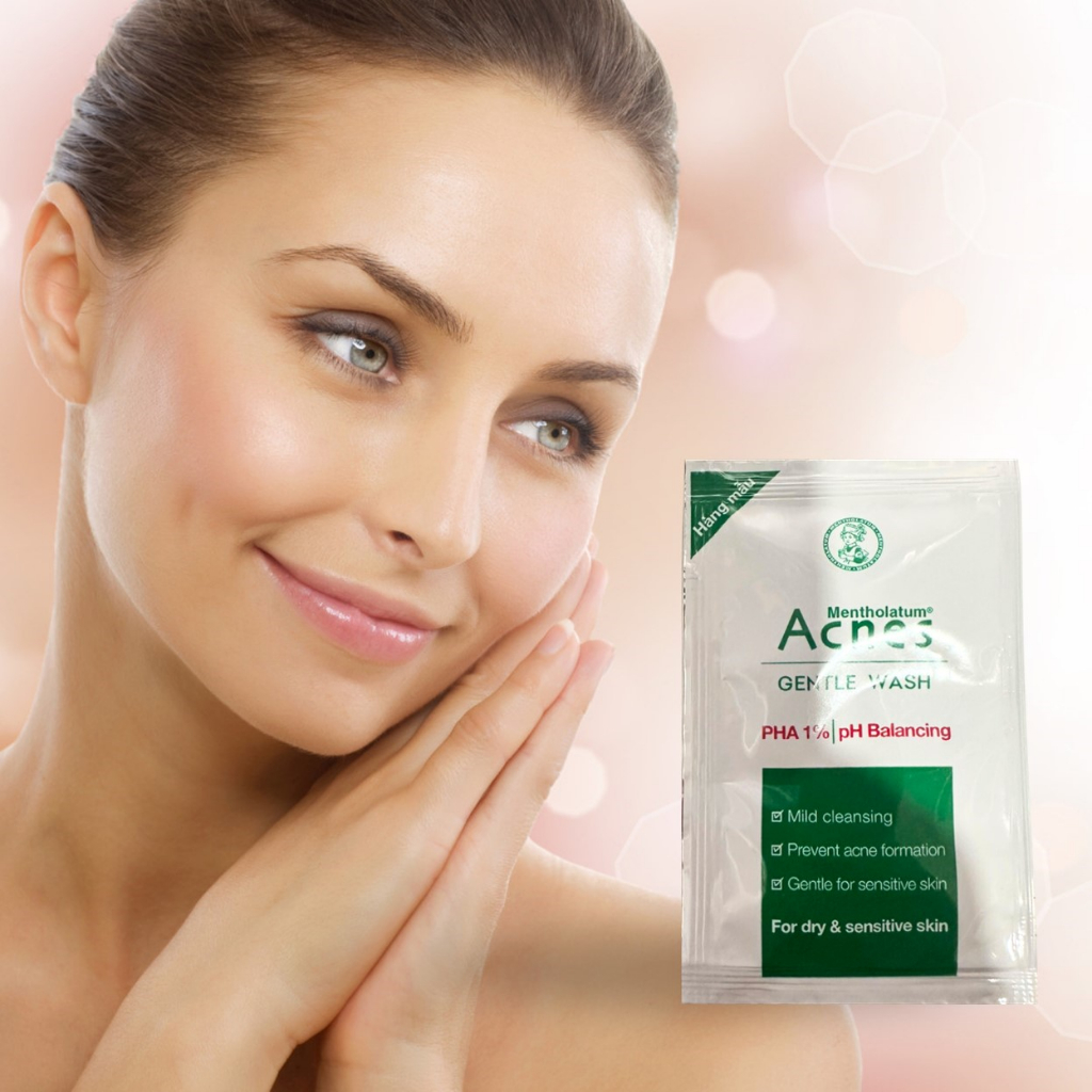 Sample Sữa rửa mặt Acnes Gentle Wash 3g