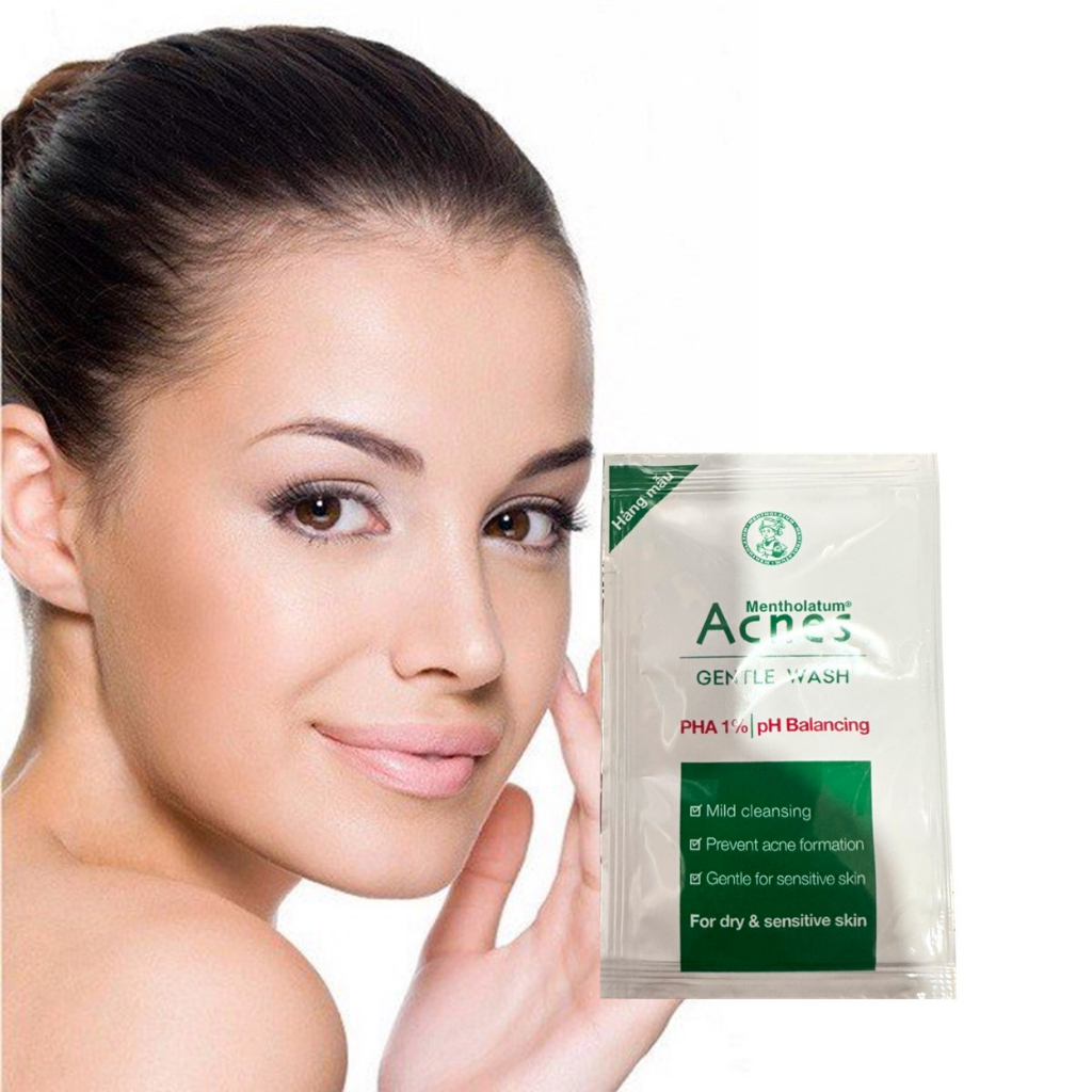 Sample Sữa rửa mặt Acnes Gentle Wash 3g