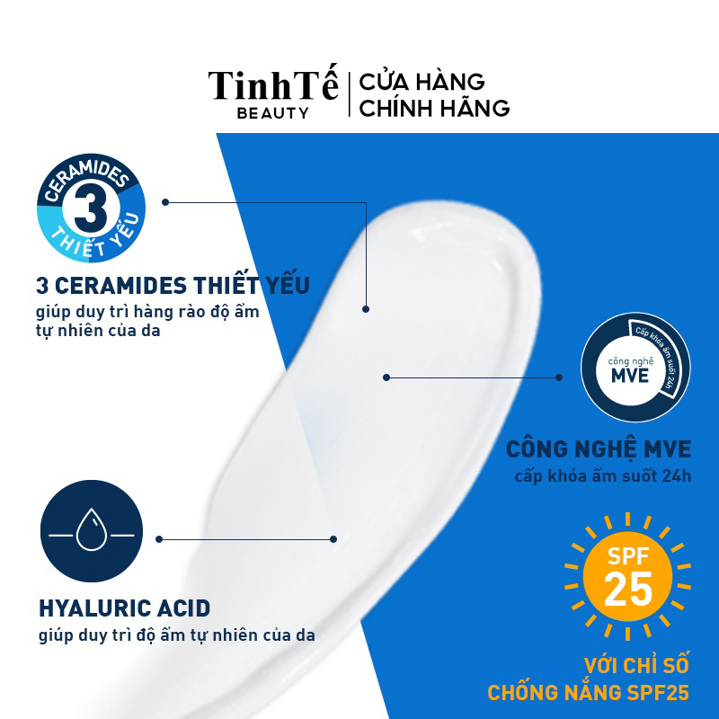 Sữa dưỡng ẩm chuyên biệt ban ngày CeraVe AM Facial Moisturising Lotion 52ML