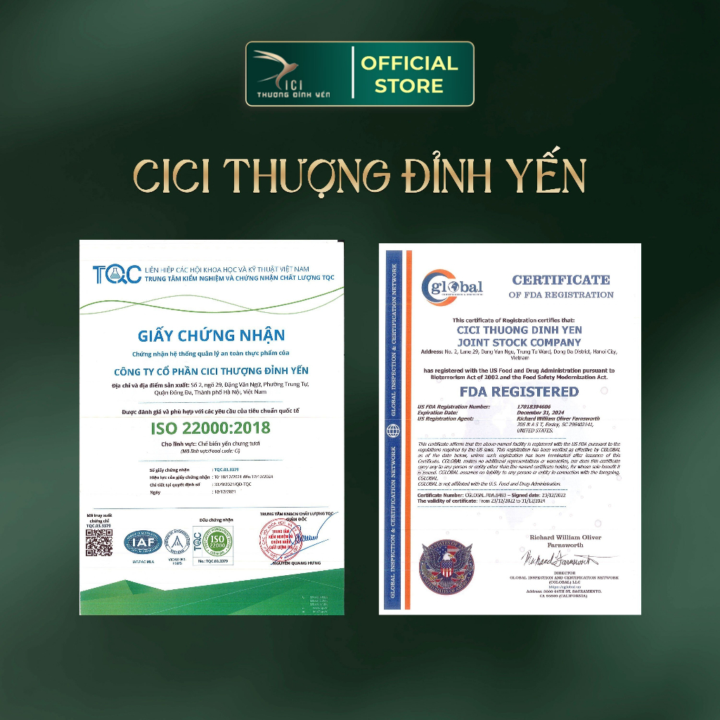 [Tổ Yến] Yến Khô Tinh Chế VIP CiCi Thượng Đỉnh Yến 100g nguyên chất Tổ Yến Khánh Hòa cao cấp, dinh dưỡng