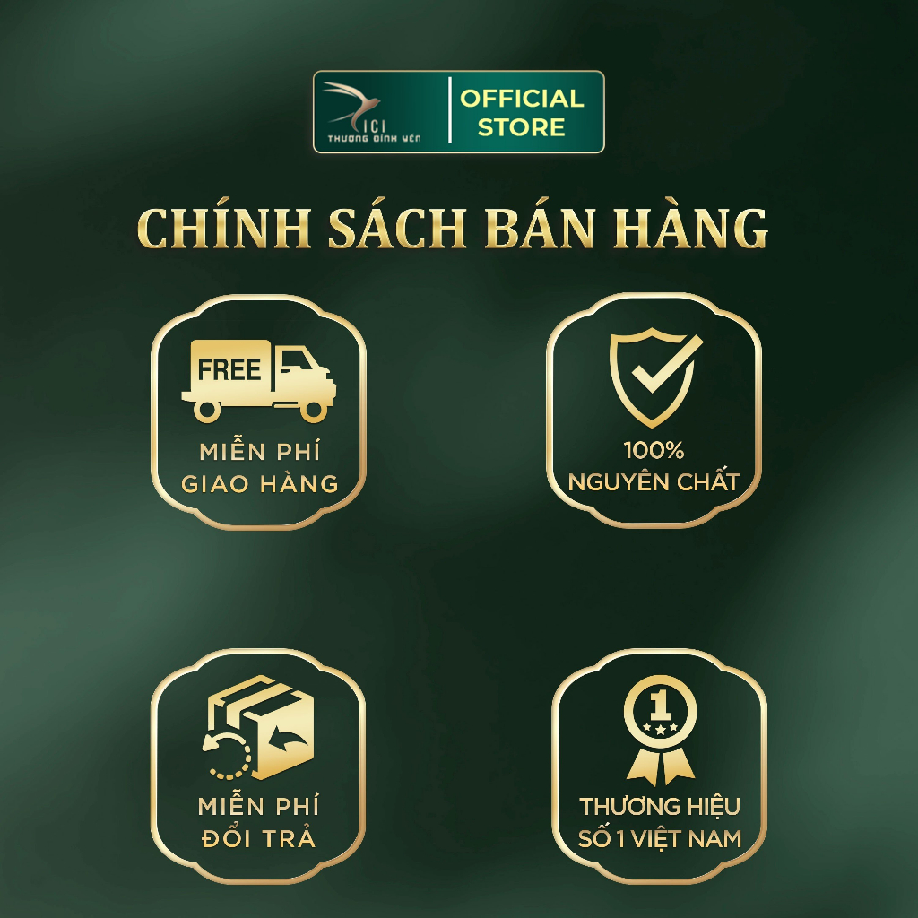 [Tổ Yến] Yến Khô Tinh Chế Sợi Loại 1 CiCi Thượng Đỉnh Yến hộp 10g nguyên chất Tổ Yến Khánh Hòa