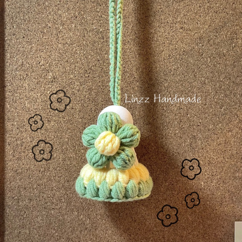 Móc khoá quả cầu lông phối màu theo sở thích - handmade by Linzz