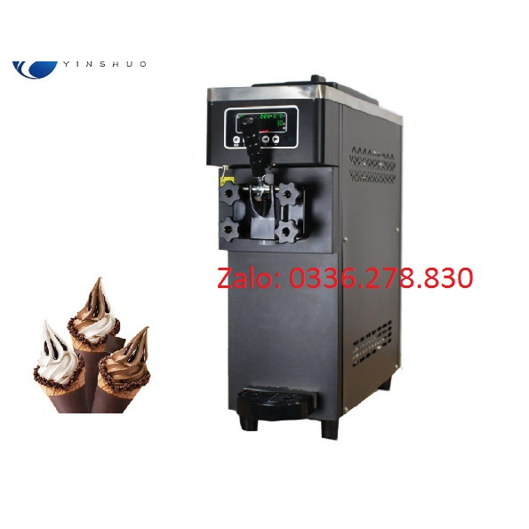 Máy làm kem tươi 1 vòi để bàn, làm kem siêu nhanh, bảo hành 12 tháng