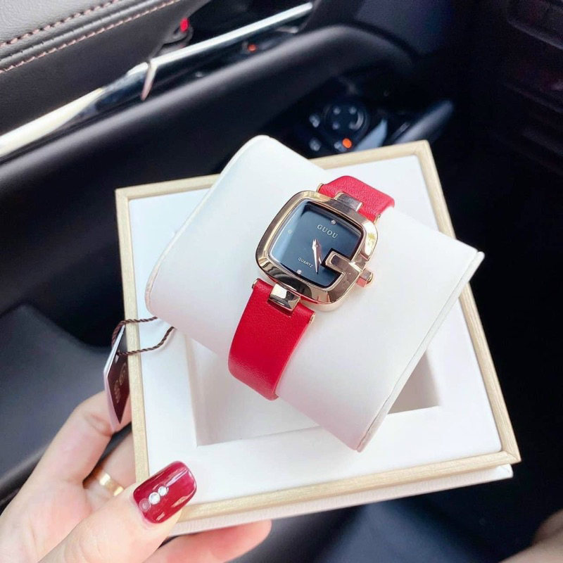 Đồng hồ nữ Gu G size mini quai da thời trang