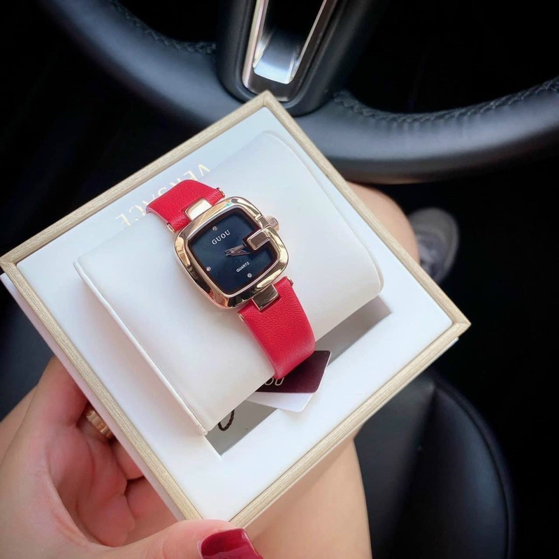 Đồng hồ nữ Gu G size mini quai da thời trang