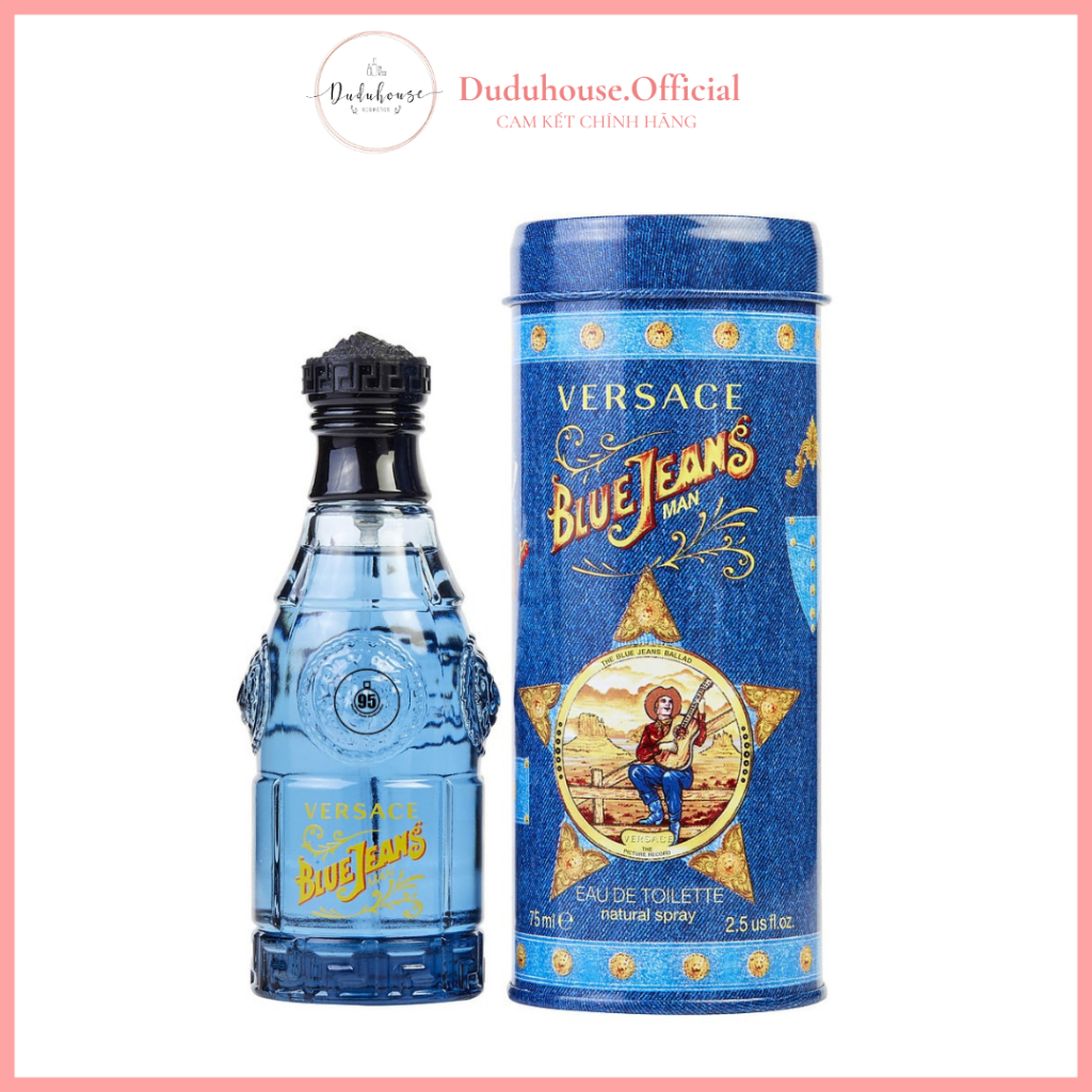 Mẫu thử Nước hoa Nam Verssace Blue Jeans EDT 75ML