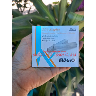 60 hộp đạn ghim kw trio 23/6 - kim bấm - ghim dập - ghim bấm