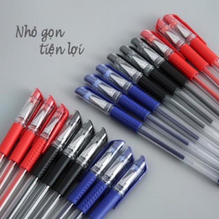 Bút bi nước 4 màu xanh, đen, đỏ, tím - bút bi văn phòng