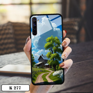 Ốp điện thoại 3d phong cảnh đồng quê realme 6 pro