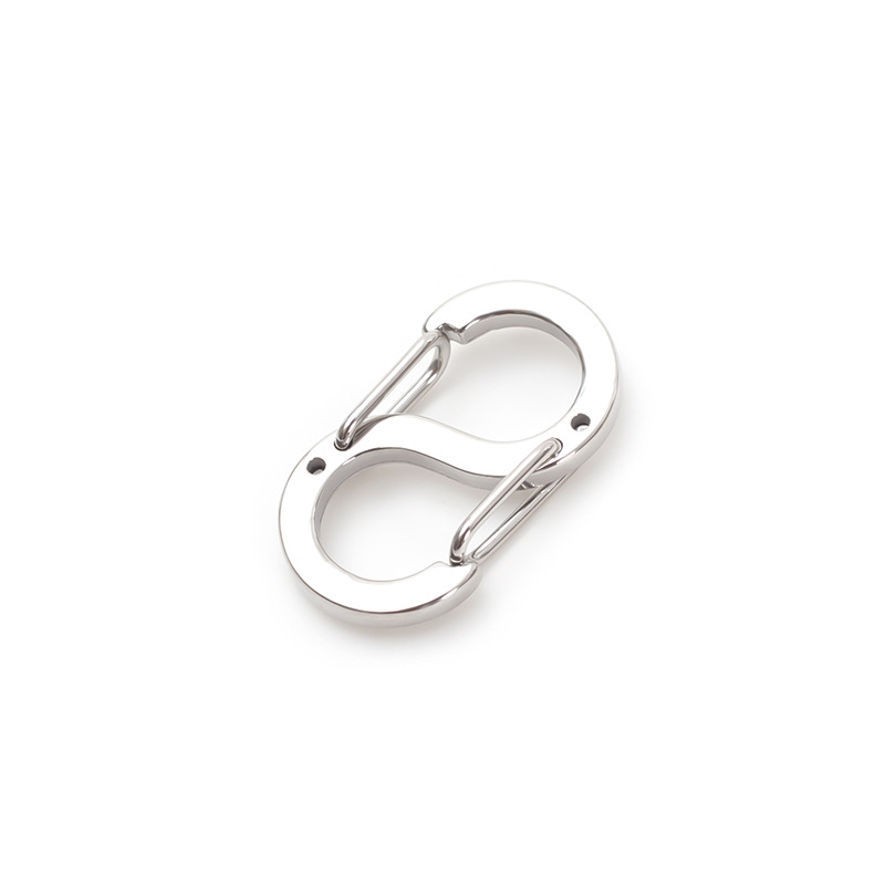 Móc khóa chữ S mini siêu nhỏ, dài 11 mm