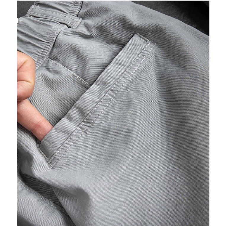 Quần dài kaki nam lưng thun co giãn form slimfit