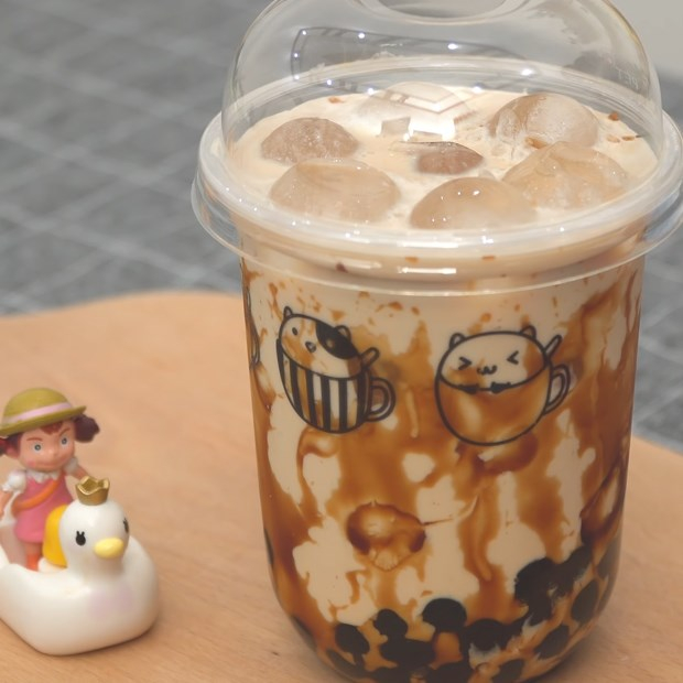 Trân châu đen thượng hạng gói 100g nguyên liệu trà sữa tự pha Hoki House