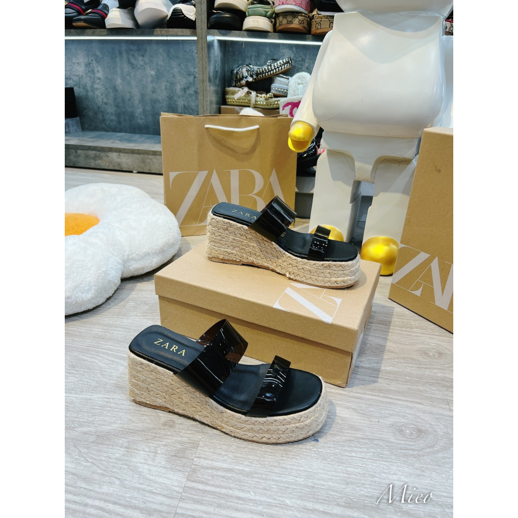 LÊ XUỒNG ZARA QUAI MICA ĐẾ CÓI