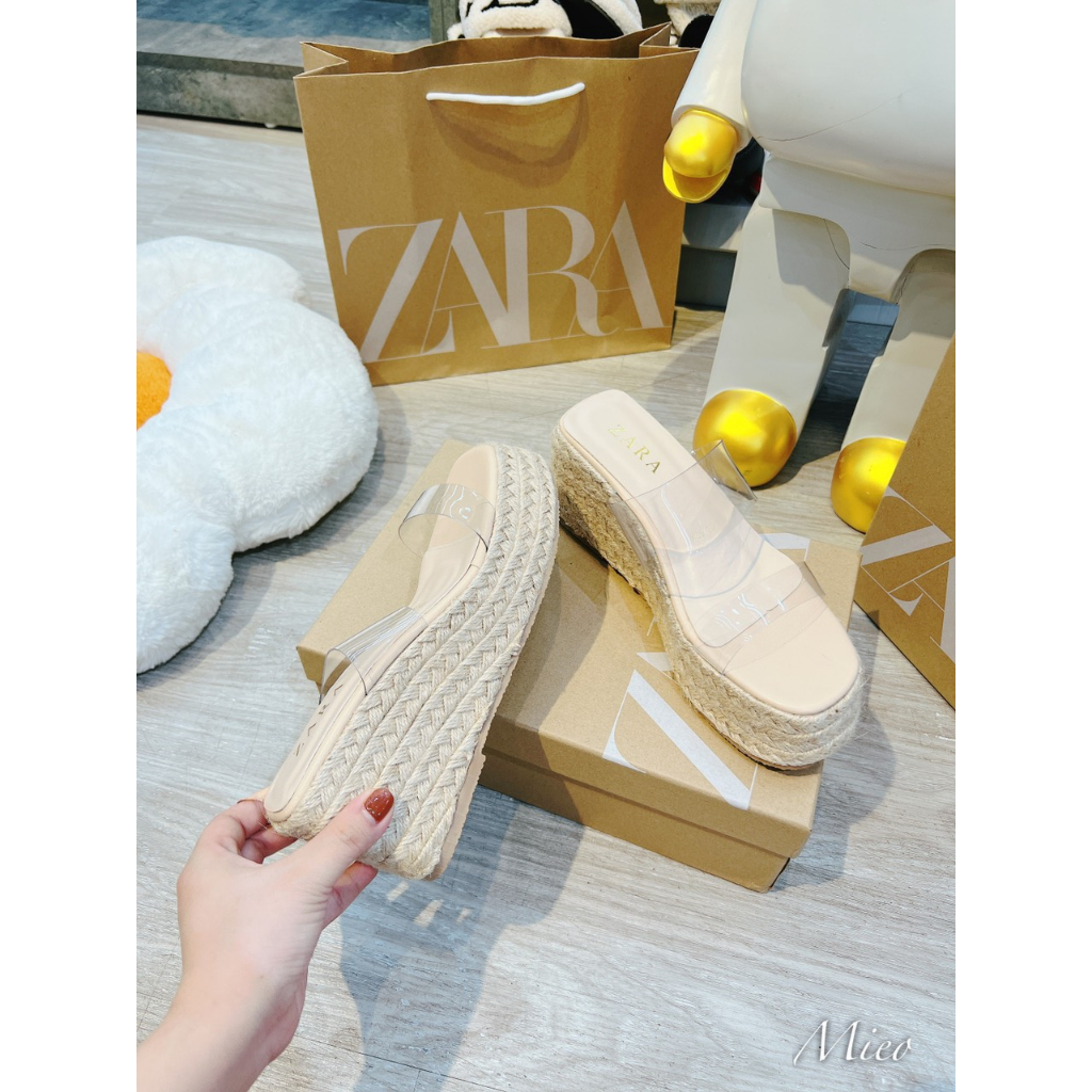 LÊ XUỒNG ZARA QUAI MICA ĐẾ CÓI