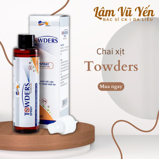Xịt Towders Spray 150 ml chai xịt cho da bị ghẻ và ký sinh trùng- Dr.Lâm Vũ Yến