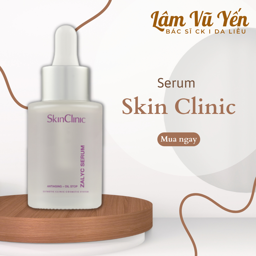 Serum Zalyc Skinclinic chống lão hóa và điều tiết bã nhờn được bào chế dành riêng cho làn da dầu, mụn- Dr. Lâm Vũ Yến