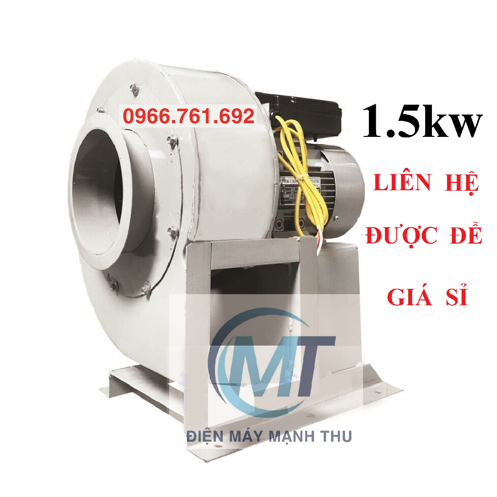 quạt sên ly tâm 1,5kw chuyên hút