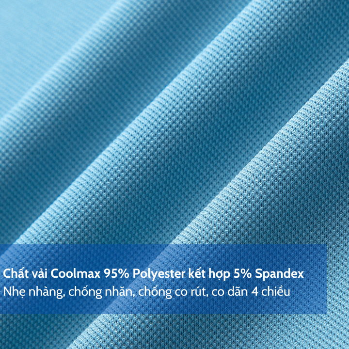 Áo Polo Nam GNH Active 23027 I Áo Polo Chất Vải Coolmax Phối Màu Basic Nam Tính Thanh Lịch