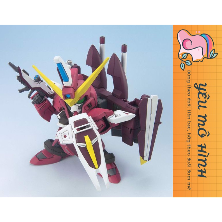 Mô hình Gundam SD Justice Soldier Tặng kèm base trưng bày