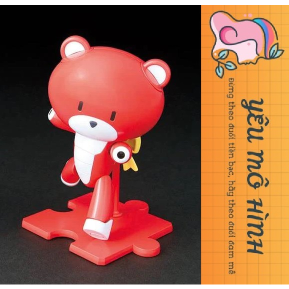 Mô hình Gundam HG Petit'Bear Burning Red Tặng kèm Base trưng bày