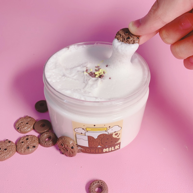 [SẴN] Bán chạy nhất - Slime Cookie Milk / Slime Basic Đặc Dẻo