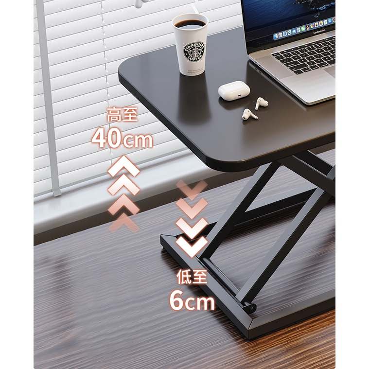 Bàn Máy Tính Điều Chỉnh Độ Cao – Bàn Nâng Máy Tính Đứng Làm Việc Di Động Kích Thước 60cmx35cm - NTT102