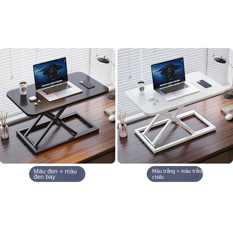 Bàn Máy Tính Điều Chỉnh Độ Cao – Bàn Nâng Máy Tính Đứng Làm Việc Di Động Kích Thước 60cmx35cm - NTT102