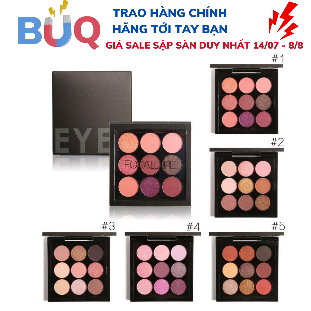 Bảng Màu mắt Focallure Nine colors Eyeshadow FA-36 (9 ô)